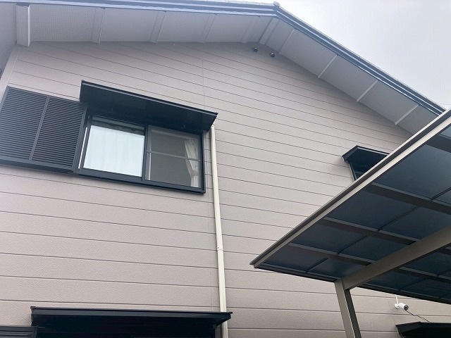 岐阜市で外壁塗装の定期点検、チョーキング兆候もなく塗装・シーリングともに良好でした